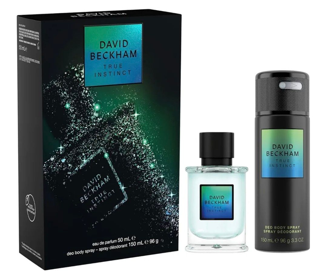David Beckham True Instinct Giftset For Him including Eau de Parfum 50ml and Deodrant Body Spray 150ml