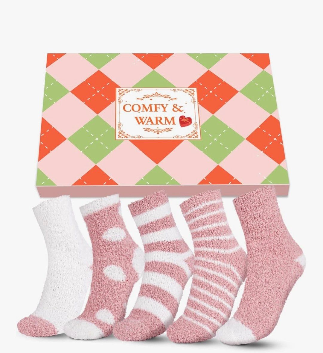 Stocking Fillers Women Fluffy Socks - Ladies Womens Fluffy Socks Thick Warm Bed Socks Thermal Socks for Women, Xmas Secret Santa Gift Christmas Gifts for Women Sister Mum Her Teenage Girls Gifts Ideas