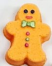Mini Gingerbread Man Bath Bomb x2