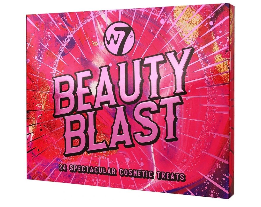 W7 Beauty Blast Advent Calendar 2025 - Individually Boxed Makeup &amp; Cosmetic Surprises For the 24 Days to Christmas - Cruelty Free, Holiday Gifting