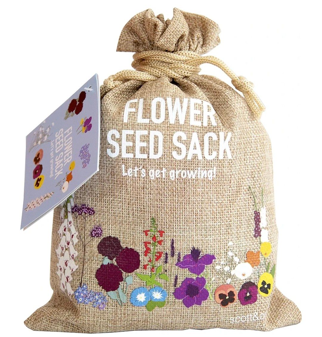 Scott&amp;Co. Flower Seed Variety Pack - 30 Different Varieties of Flower Seeds to Grow Your Own. Butterfly and Bee Attracting, Grow Indoor and Outdoor. Mother&#39;s Day Gifts for Women and Men.