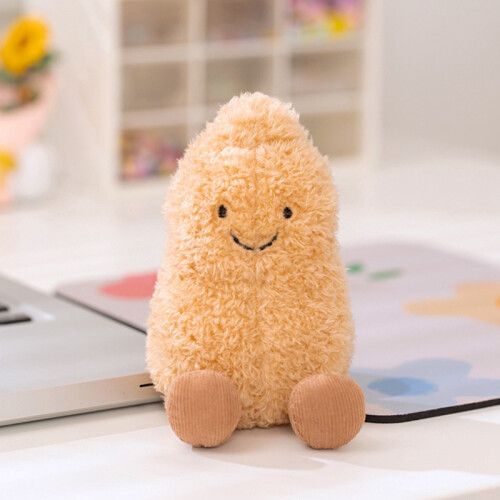 Fruit Party Dolls Jellycat Plush Toy Dolls Kids Birthday Christmas Gifts-Peanut pendant 10cm