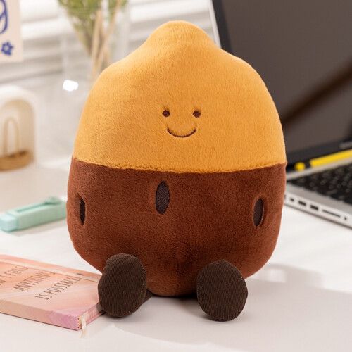 Fruit Party Dolls Jellycat Plush Toy Dolls Kids Birthday Christmas Gifts-Baked sweet potato 25cm