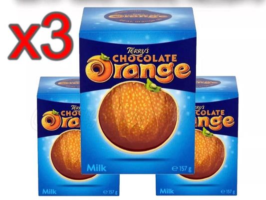 3 x Terry’s Chocolate Orange Milk Chocolate Ball - 157g