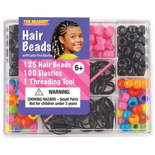 Small Hair Bead Box Kit-Circus