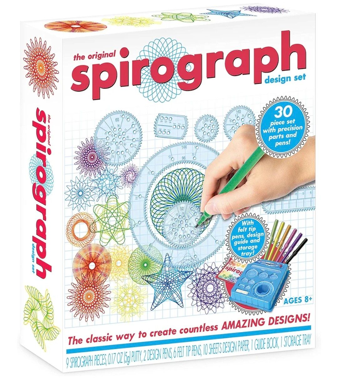 Spirograph Design Set | Create Amazing Endless Designs | 30 Pieces Set Including Precision Parts, Pens &amp; Spiro-Putty | Creative Arts &amp; Crafts Activity | for Ages 8+ Amazon&#39;s Choice