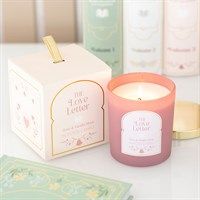The Love Letter Rose &amp; Vanilla Musk Candle