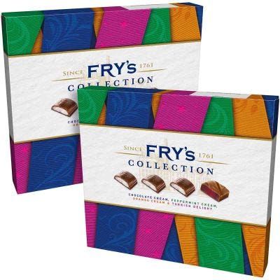 Fry's Collection Milk &amp; Dark Chocolate Selection Box 249g (Bundle of 2)