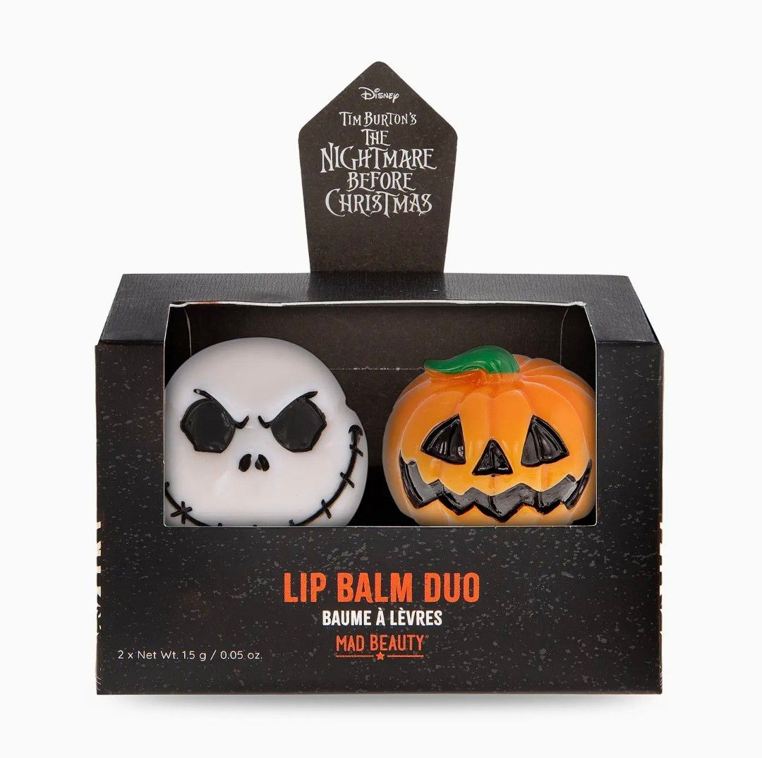 Mad Beauty Disney Nightmare Before Christmas Lip Balm Duo