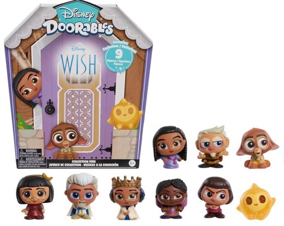 Disney Doorables Wish Figures Set 9-Pack 23x26
