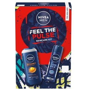 Nivea Men On The Pulse Shower &amp; Deodorant Duo Gift Set