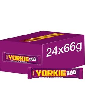 Yorkie Duo Raisin &amp; Biscuit 66g x24