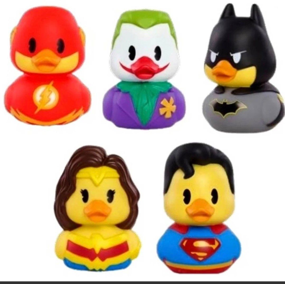 Wb Superhero's Assorted Characters 2.75" Rubber Duck