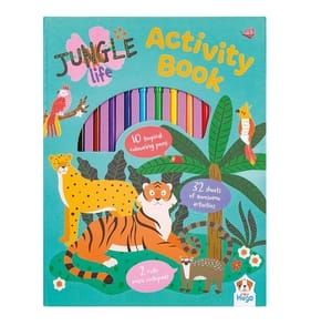 Jungle Life Activity Book With Pens