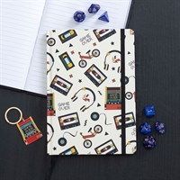 Retro 80s Print A5 Notebook