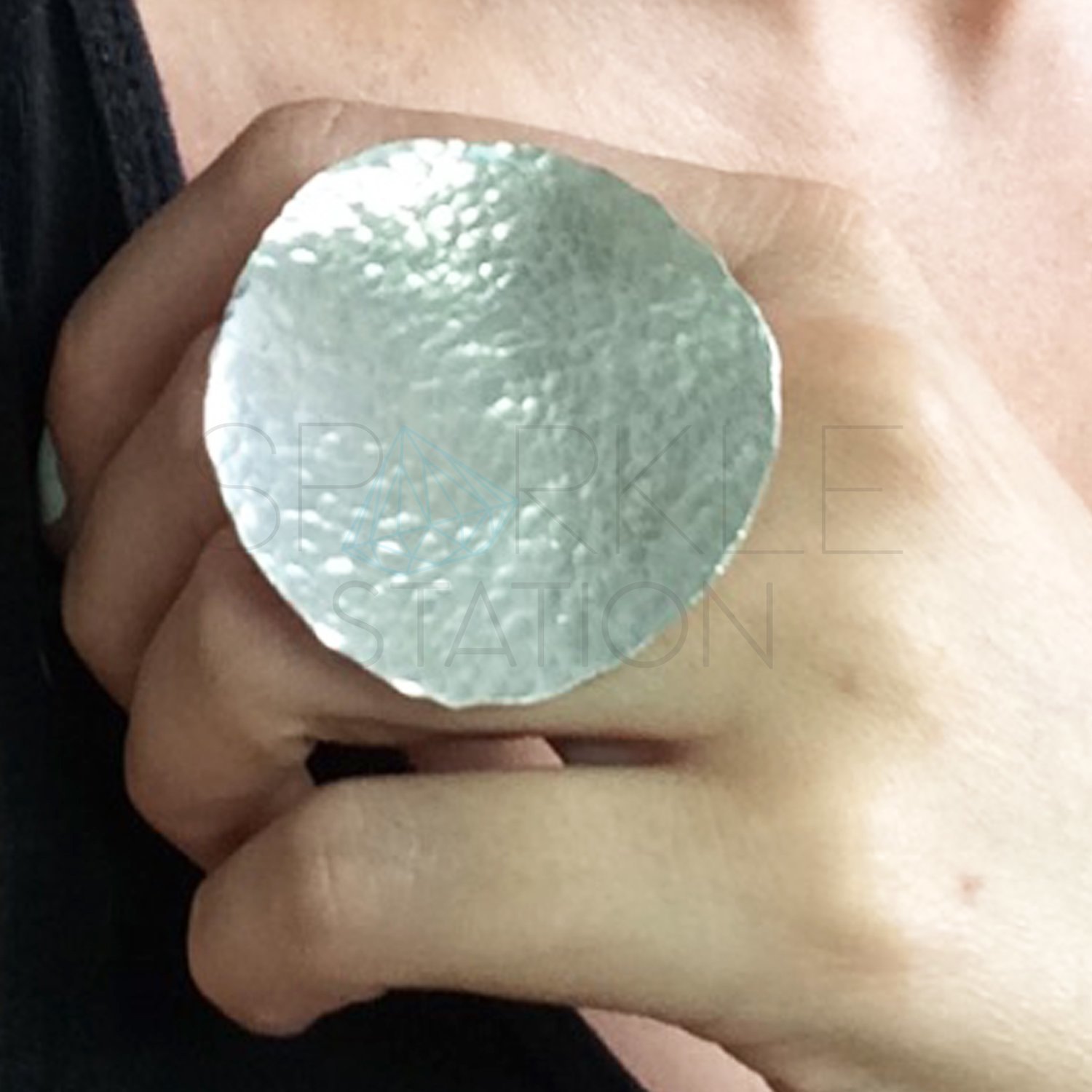 Sterling Silver Liliypad Ring