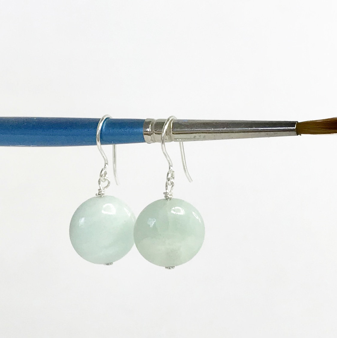 Sterling Silver Amazonite Drop Earrings