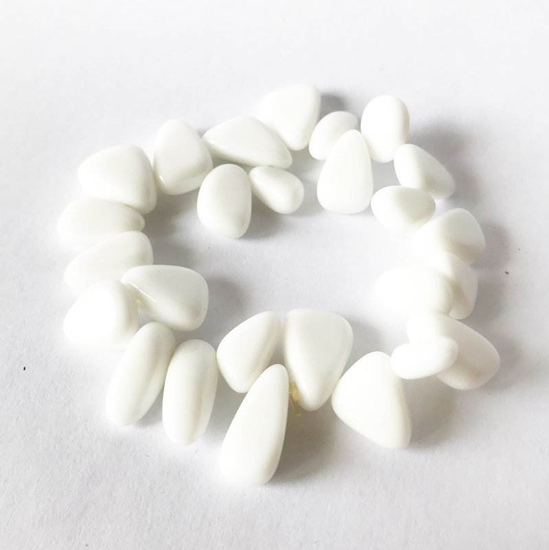 Glass &quot;Teeth&quot; Bracelet