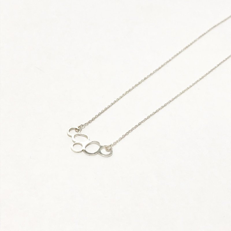Open Stone Sterling Silver Necklace
