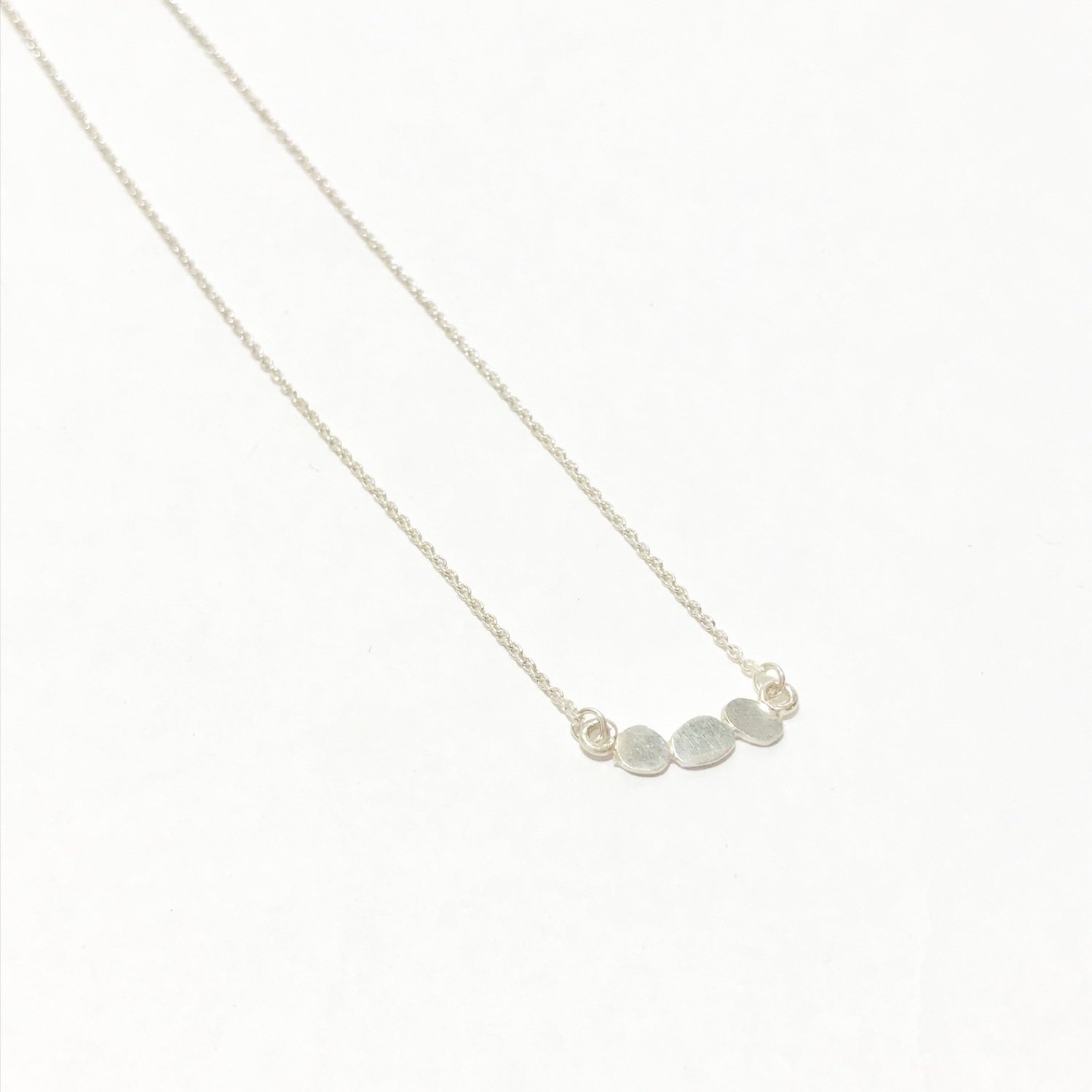 Sterling Silver Pebble Necklace