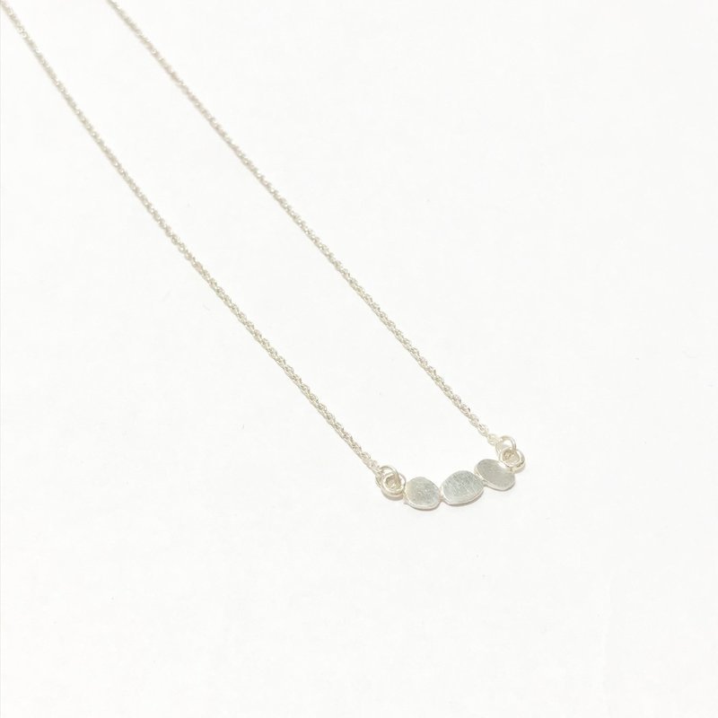 Sterling Silver Pebble Necklace