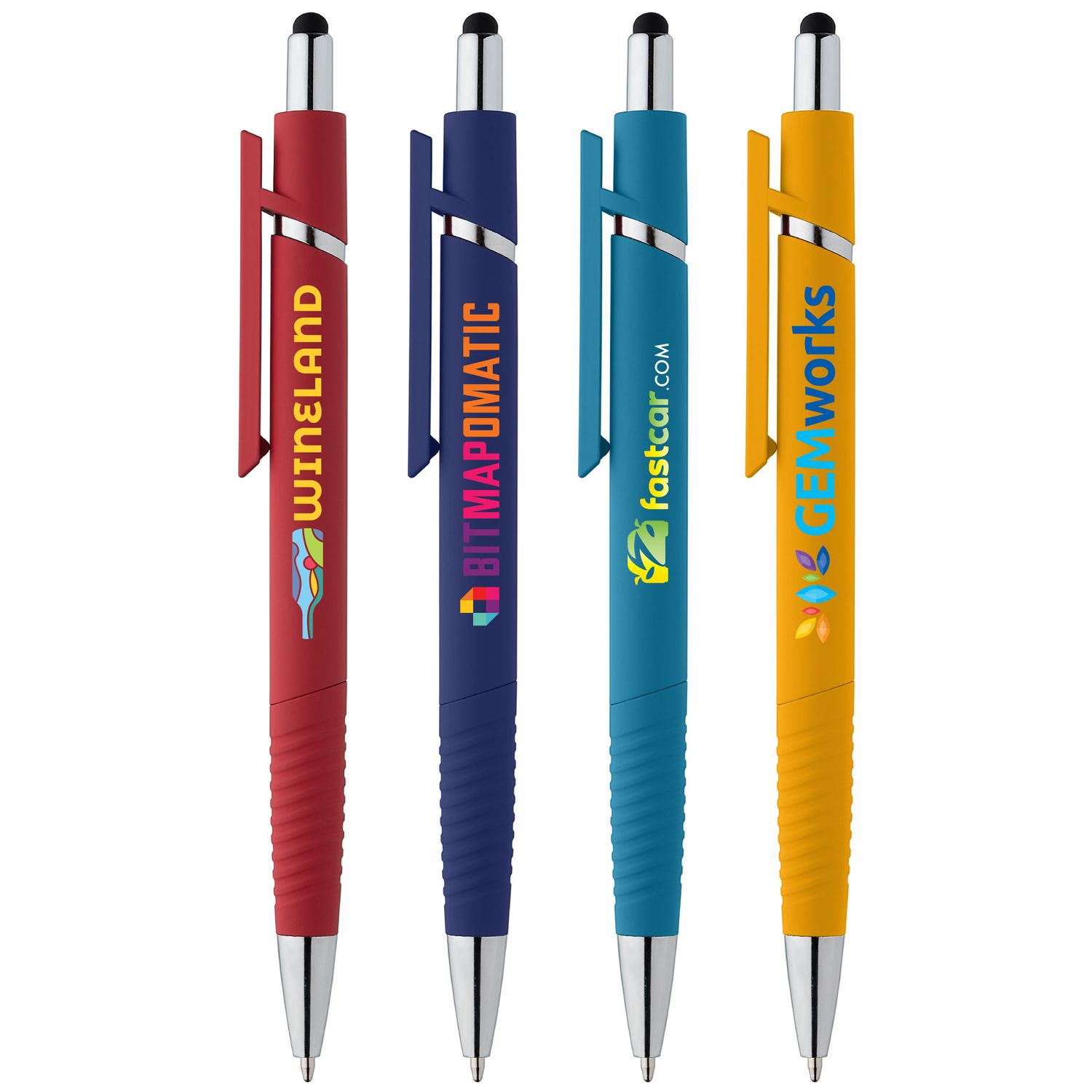 Aviator Softy Brights Pen w/ Stylus - ColorJet