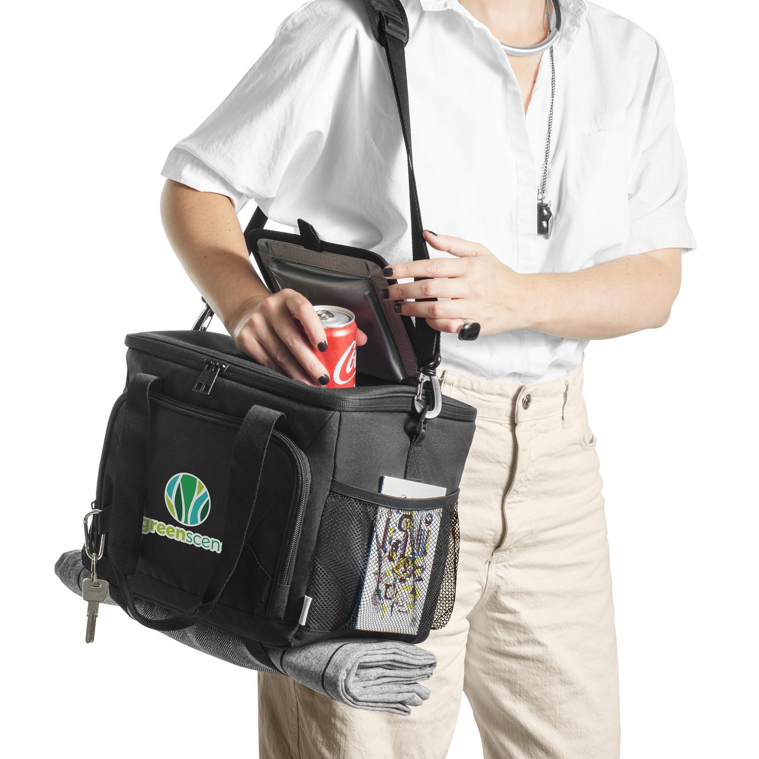 Coastal ThreadsÂª 20-Can Picnic Cooler
