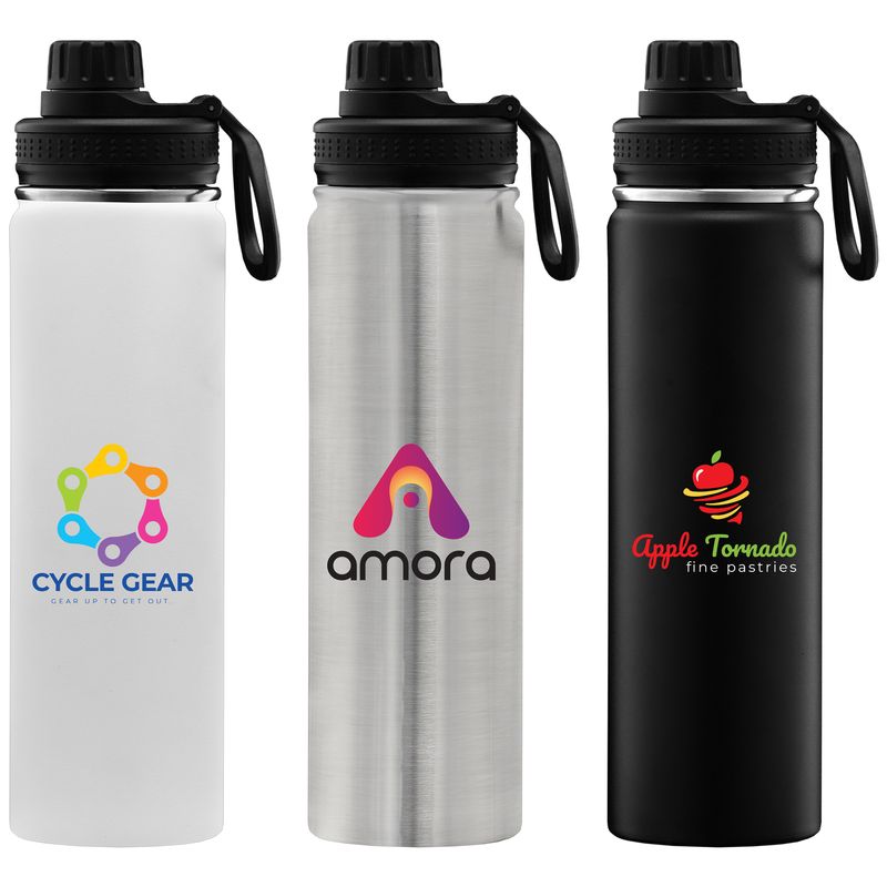 Alaska - 25 oz. Stainless Steel Double Wall Water Bottle - ColorJet