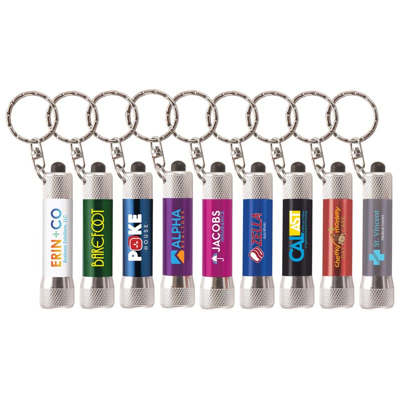 Strap Happy Keychain - Laser Engraved Key Tag with Carabiner & Mesh Strap
