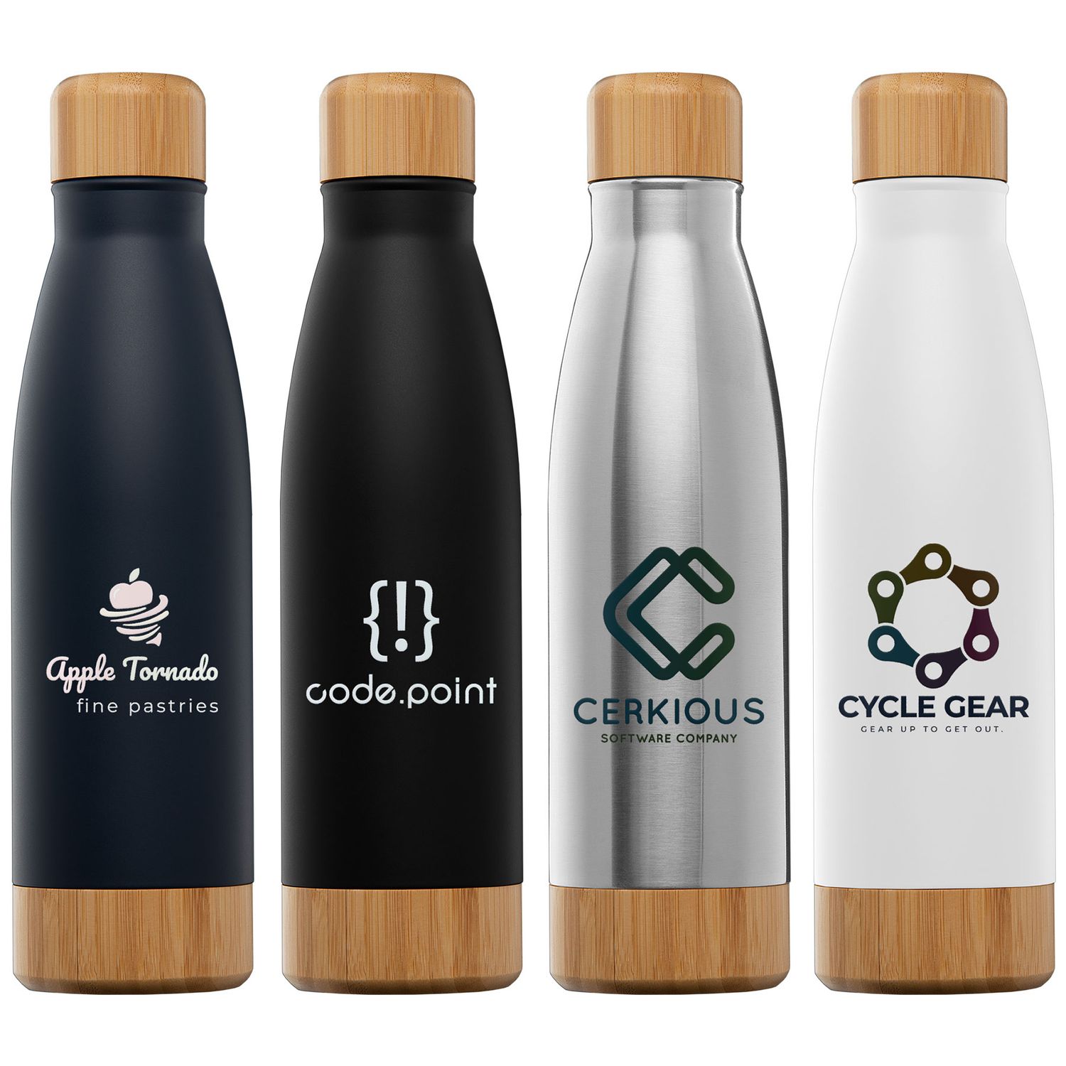 Ibiza Bamboo - 22 oz. Double-Wall Stainless Bottle