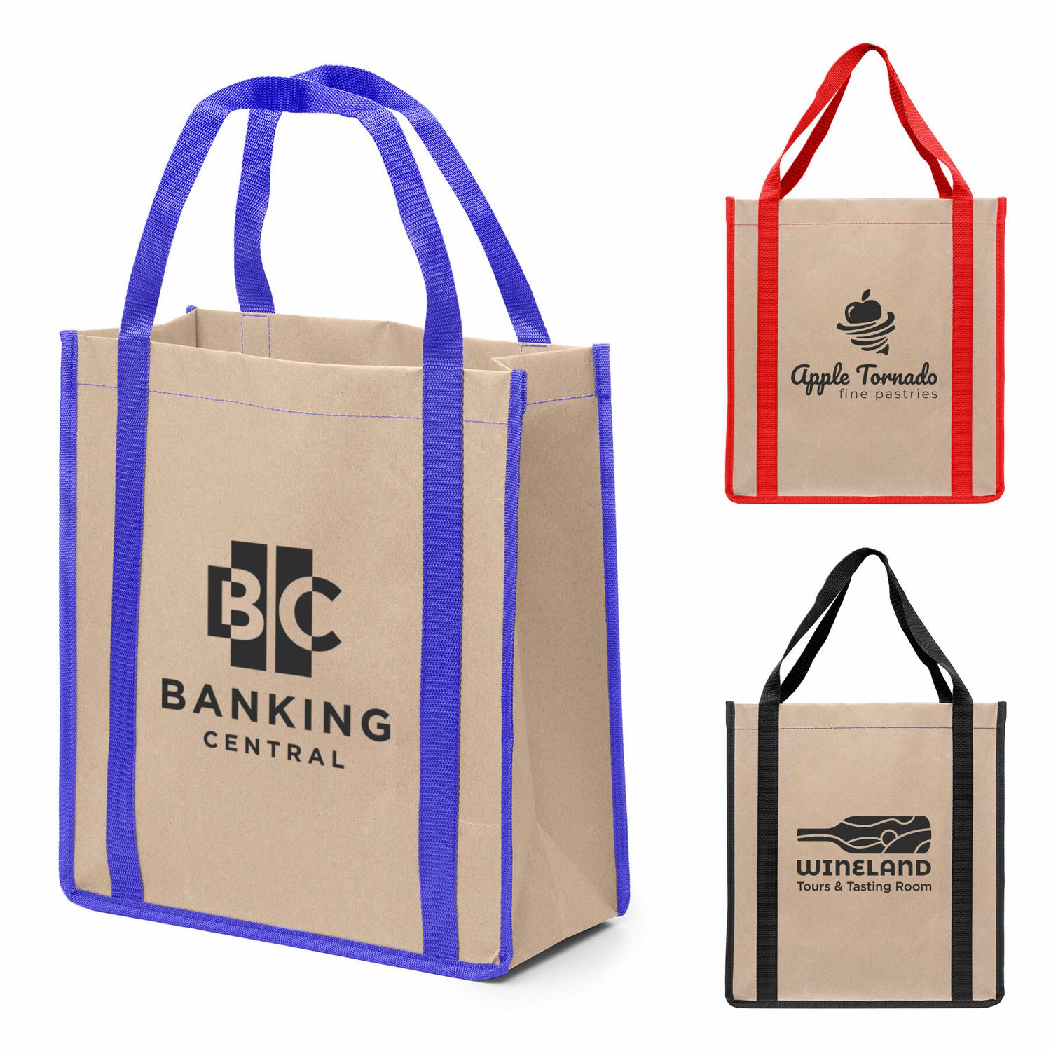 Vancouver RPET - Kraft + Non-Woven Tote Bag