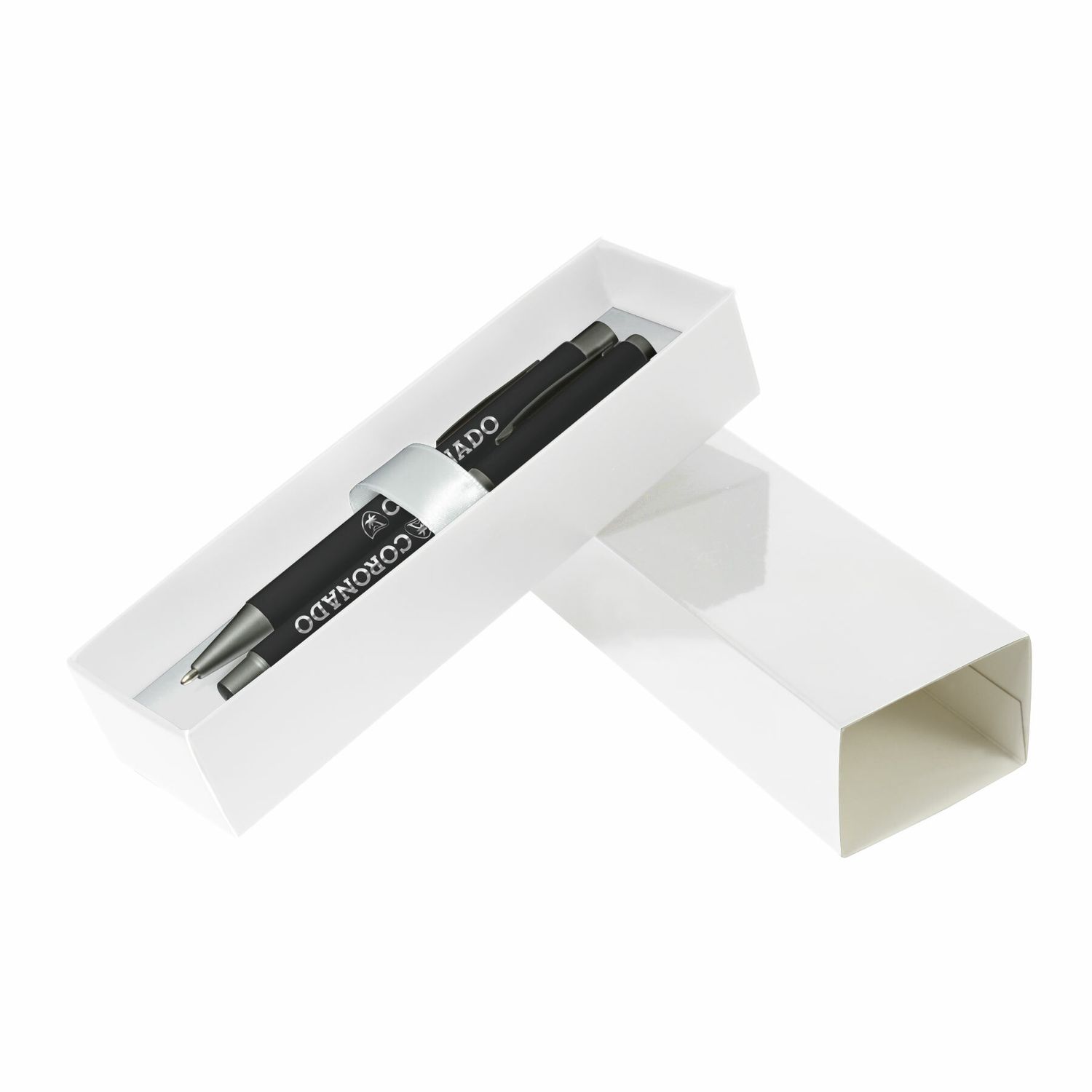 Bowie Softy & Bowie Rollerball - Laser Engraved Metal Pen in Gift Box