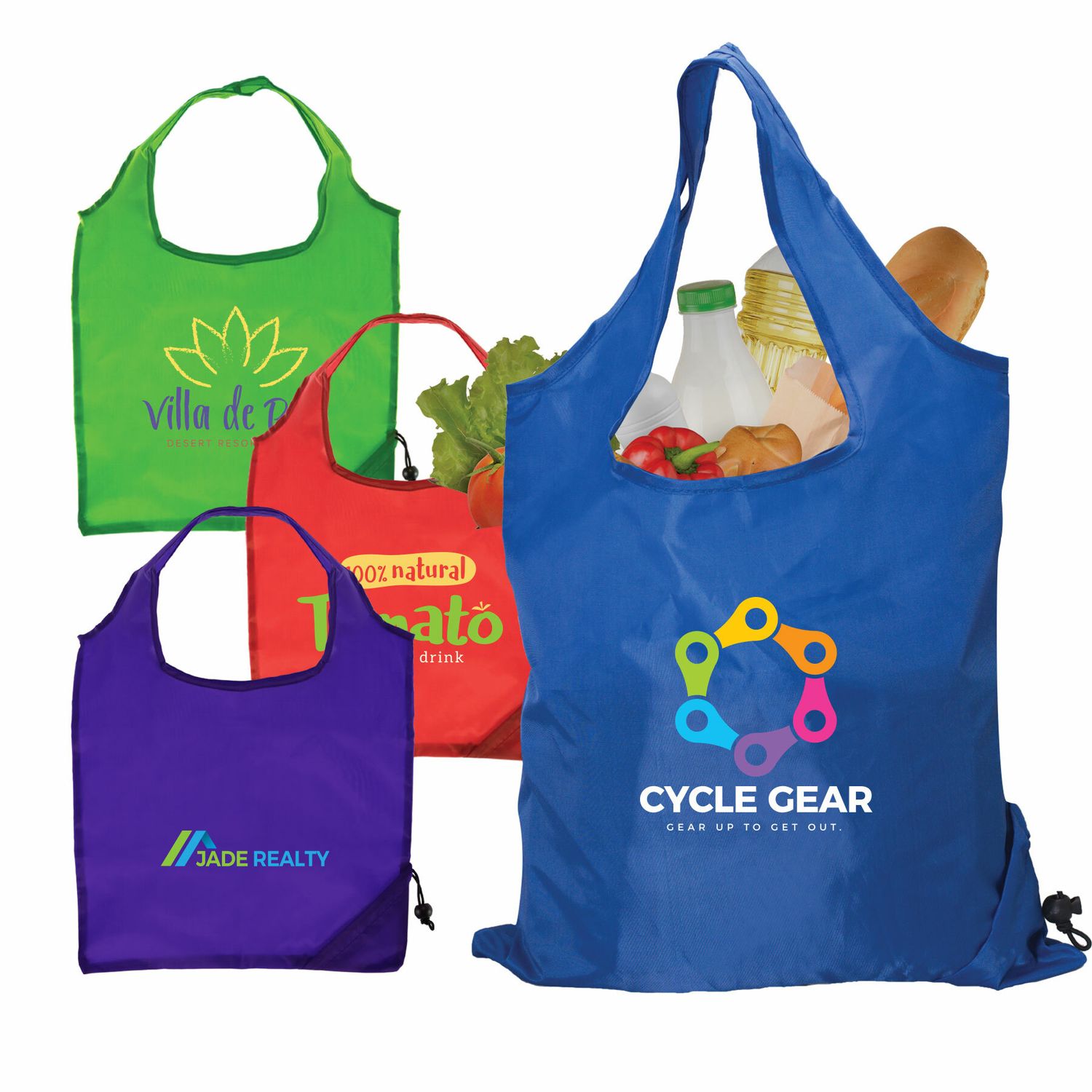 Capri - Foldaway Shopping Tote Bag - Full Color