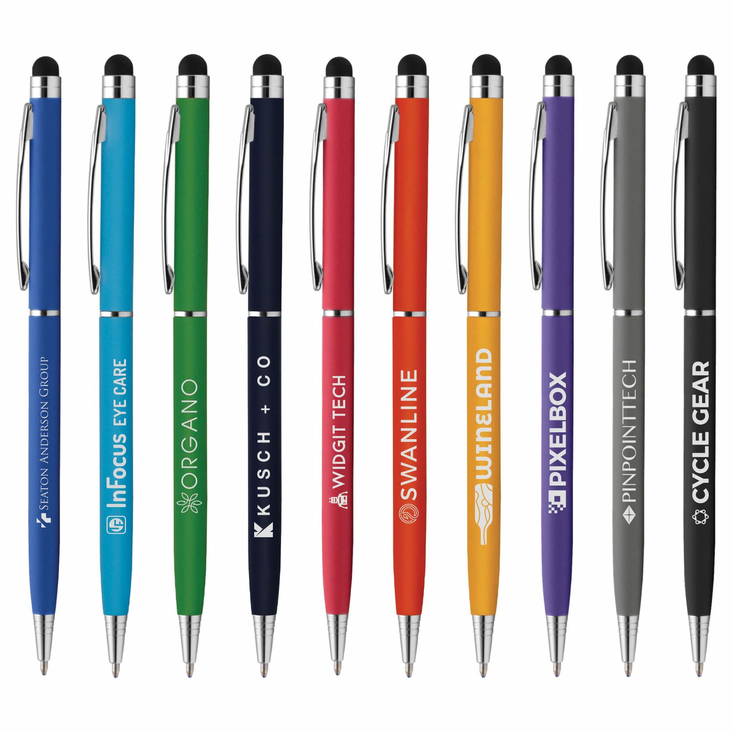 Minnelli Softy w/ Stylus - Laser Engraved - Metal Pen