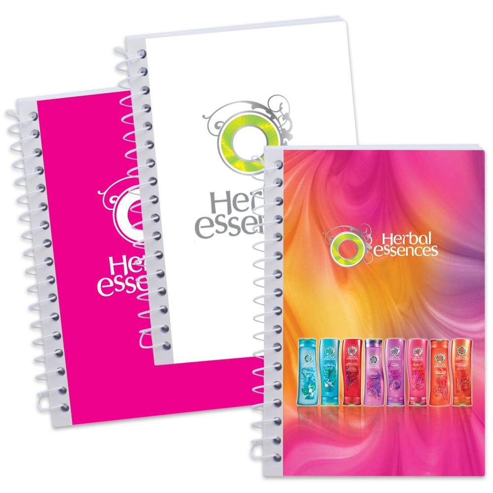 SimpliColor Side Bound Flip Pad - (Digital Full Color) Cover Notebook