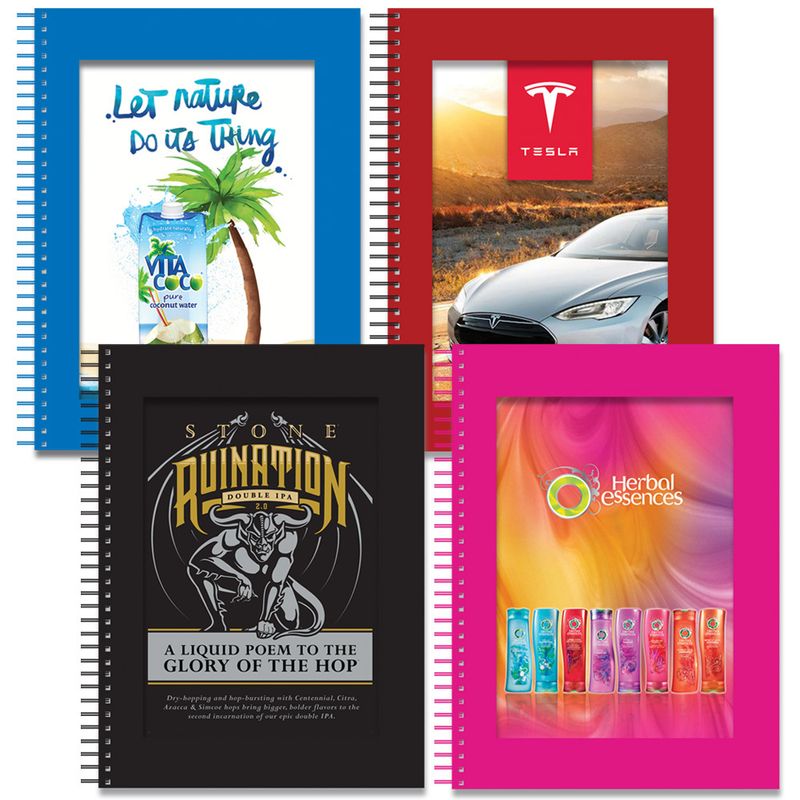 SimpliColor 6x8 Window Journal - (Digital Full Color) Cover Notebook