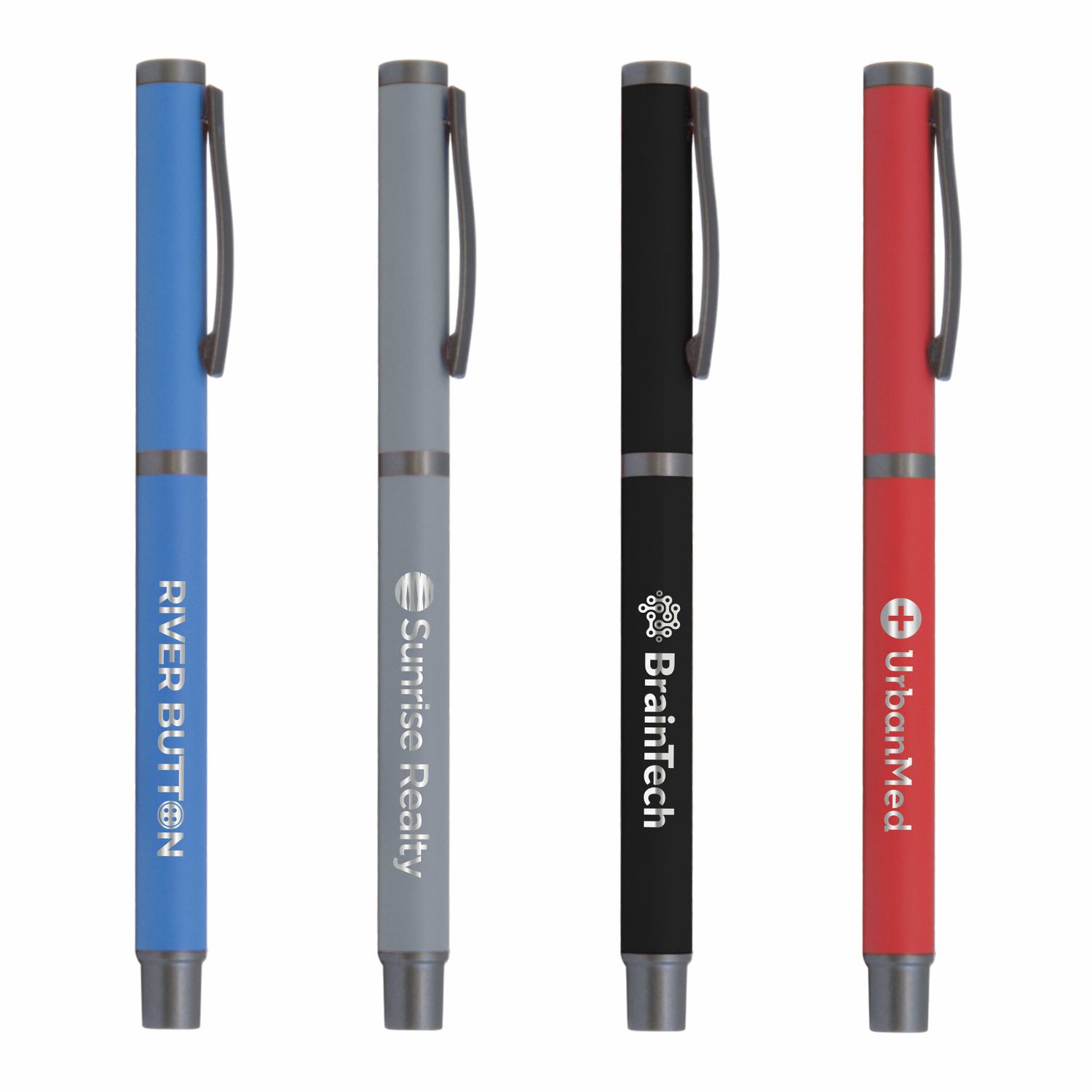 Bowie Rollerball Softy - Laser Engraved - Metal Pen
