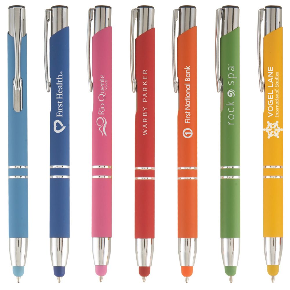 Tres-Chic Softy+ Stylus - Laser Engraved - Metal Pen