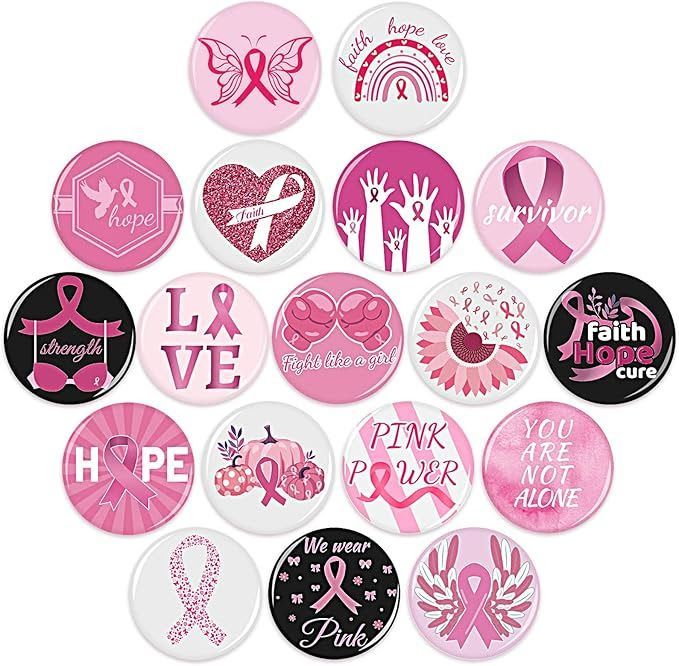 Breast Cancer Awareness -  2" Round Buttons