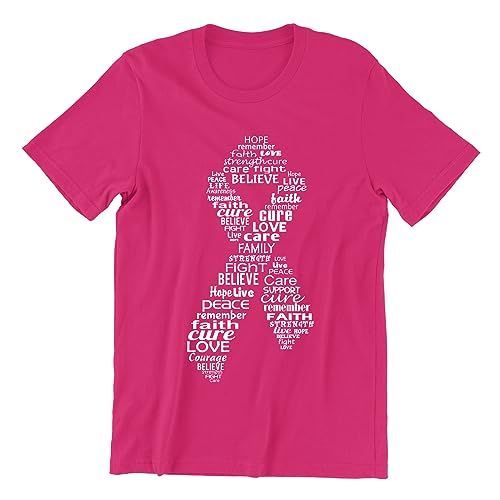Breast Cancer Awareness T-Shirts for Adults - Short Sleeve