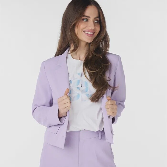 Esqualo Veston court lilas 2410002