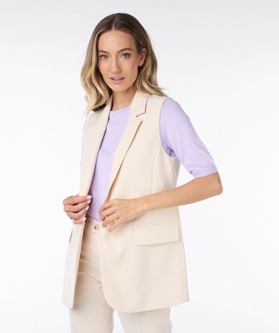 Esqualo Veston sans manches sable 2410024