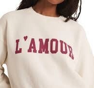 ZSupply Chandail crewneck L&#39;amour Sandstone ZT241235