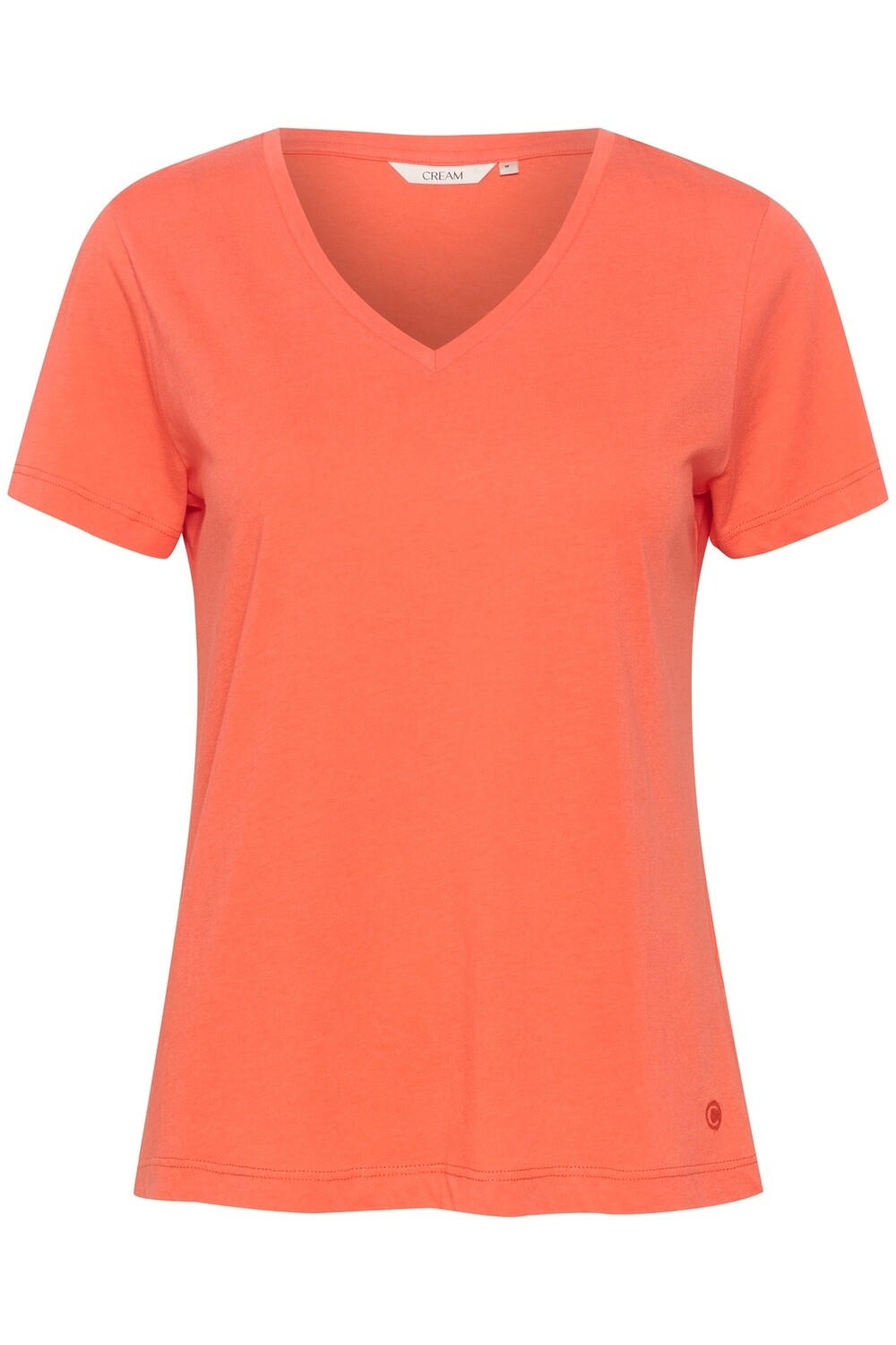 Cream Tshirt Naia Col V corail 10604508