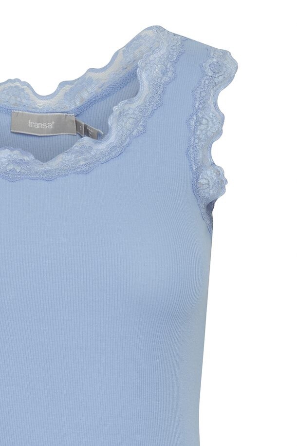 Fransa Camisole dentelle bleu Hydrangé 20607460