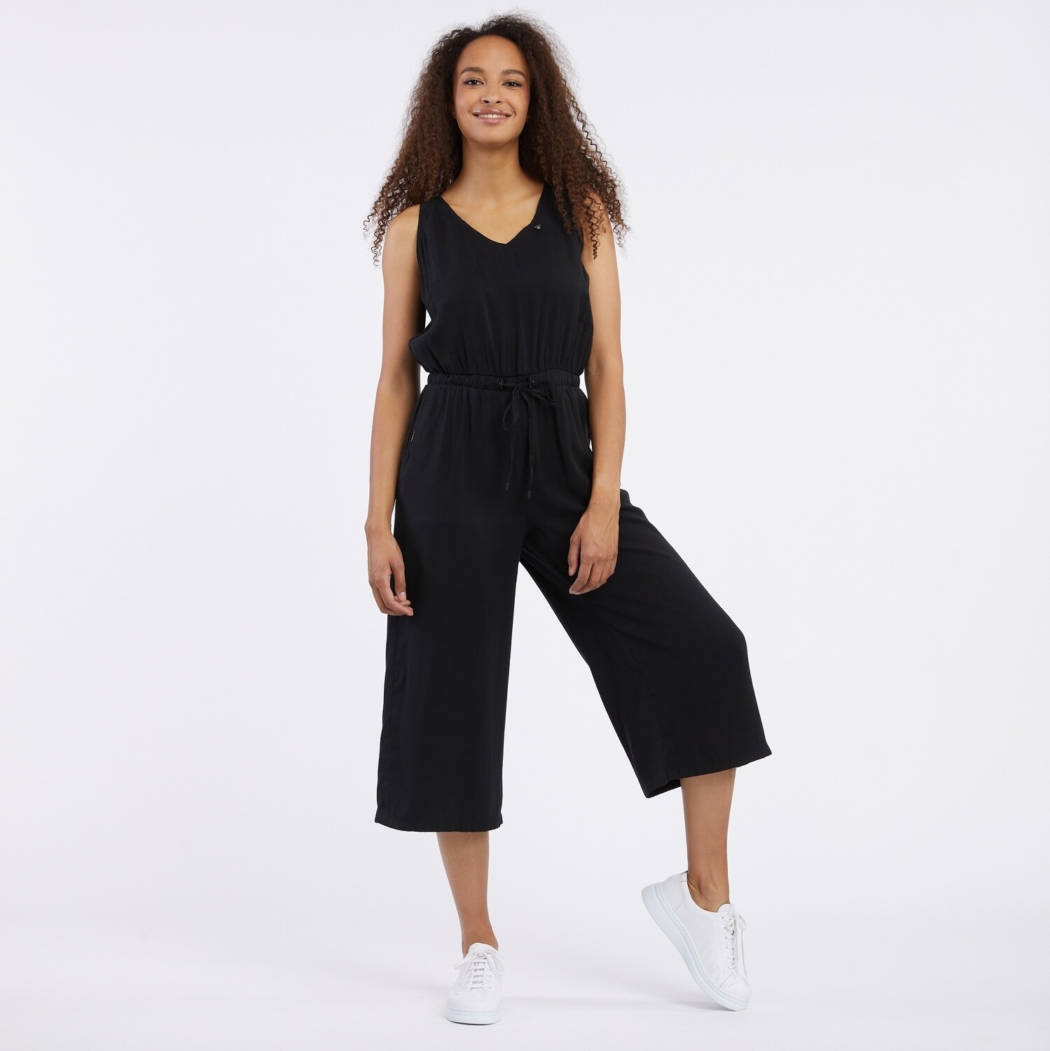 Ragwear Jumpsuit noir croisé arrière 2411-75006
