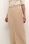 Cream Jupe longue couleur tan 10612363
