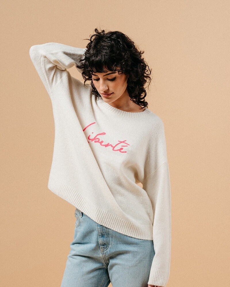 Grace&amp;Mila Chandail Maddox tricot offwhite Liberté 12366