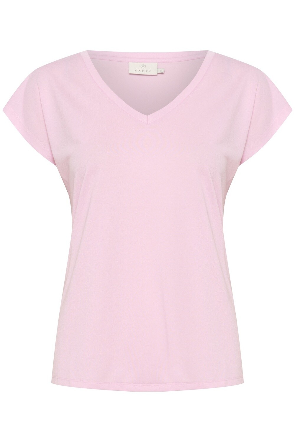 Kaffe T-Shirt col V rose pâle 10504040