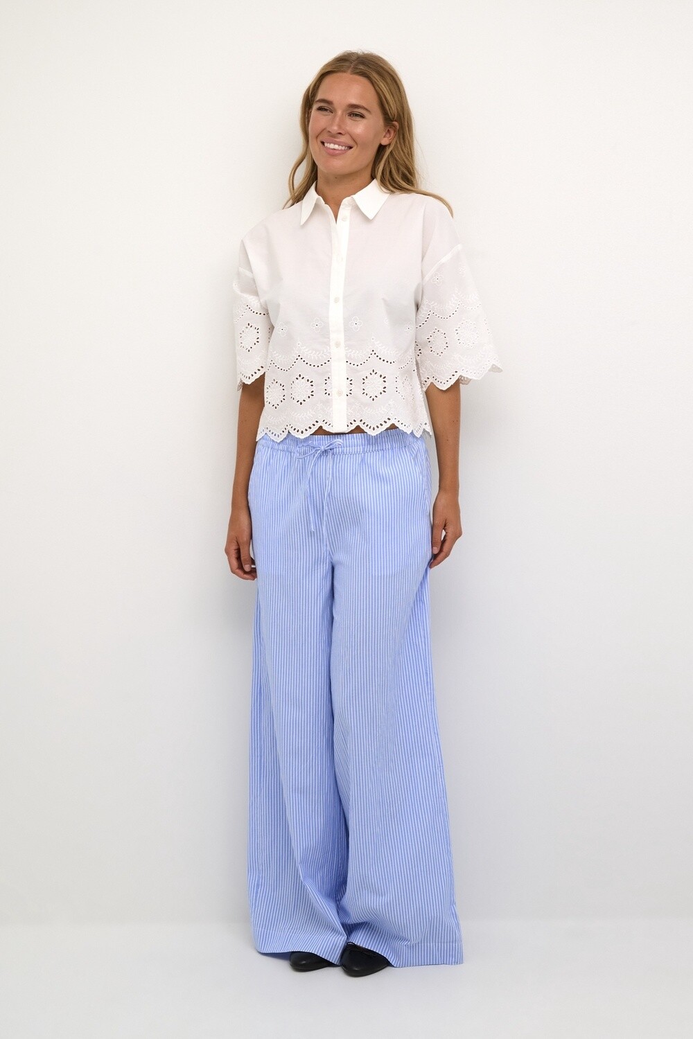Kaffe Blouse broderie offwhite 10508355
